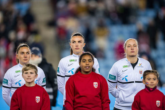 Vilde Bøe Risa, Ingrid Syrstad Engen and Aurora Mikalsen
