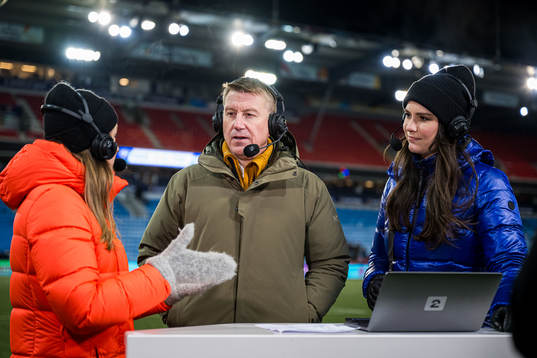 Leif Gunnar Smerud, head coach of Norway, and Ingrid