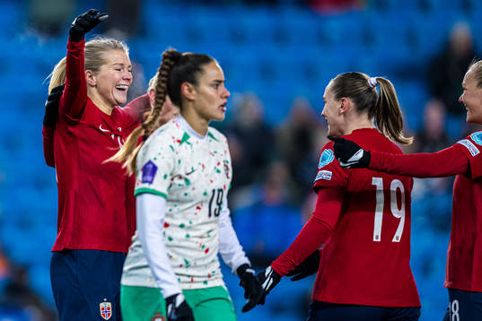 Ada Hegerberg of Norway celebrates