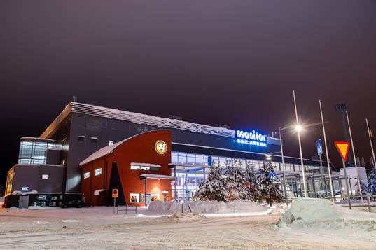 Exteriör av Monitor ERP Arena