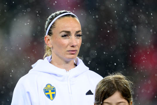 Kosovare Asllani of Sweden at lineup