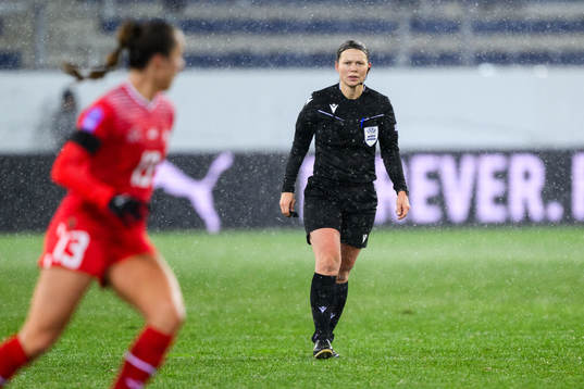 Referee Frida Klarlund