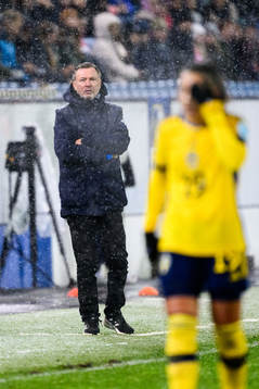 Head coach Peter Gerhardsson of Sweden