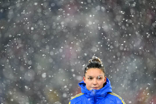 Johanna Rytting Kaneryd of Sweden looks dejected