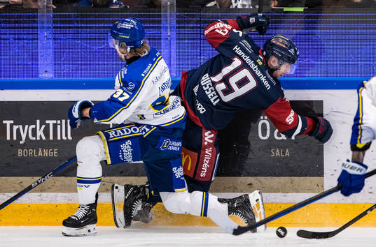 Leksands Anton Lindholm och Linköpings Patrick Russell