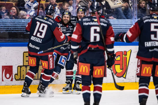 Linköpings Anthony Greco jublar