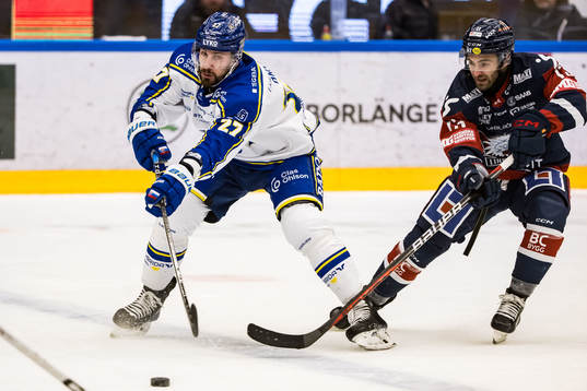 Leksands Marek Hrivik och Linköpings Patrick Russell