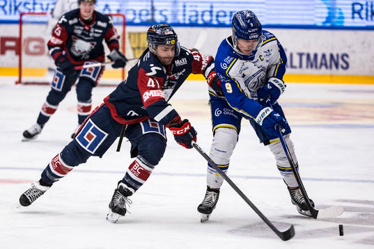 Linköpings Broc Little och Leksands Patrik Zackrisson