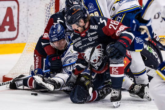 Leksands Patrik Zackrisson och Linköpings John Nyberg