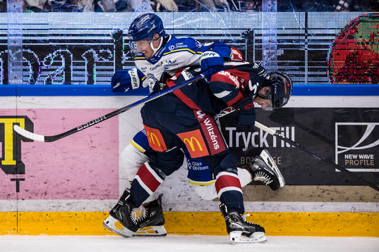 Leksands Patrik Zackrisson och Linköpings Christoffer Ehn