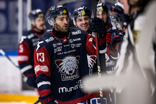 Linköpings Anthony Greco jublet
