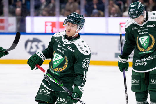 Färjestads Marcus Nilsson och Carl Dahlström deppar