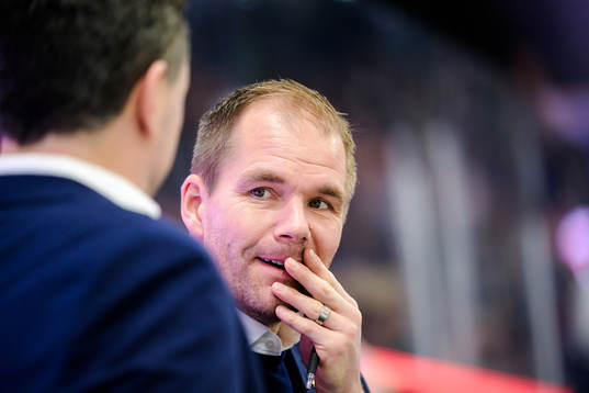 Färjestads tränare Thomas Mitell