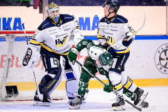 Färjestads Joakim Nygård och HV71s Åke Stakkestad