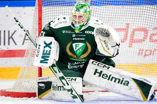 Färjestads målvakt Maxime Lagacé