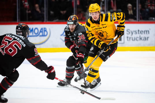 Örebros Emil Larsson och Skellefteås Elias Salomonsson