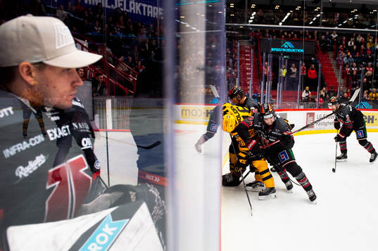 Örebros målvakt Isak Johansson, Hannes Björninen,Philip