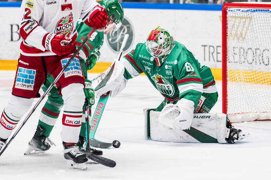 Rögles målvakt Petr Kvaca