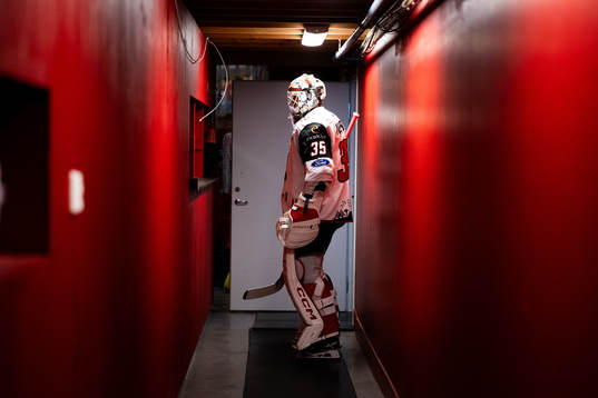 Malmö Redhawks målvakt Adam Werner