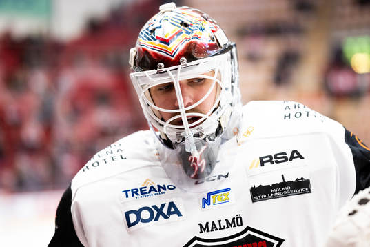 Malmö Redhawks målvakt Adam Werner