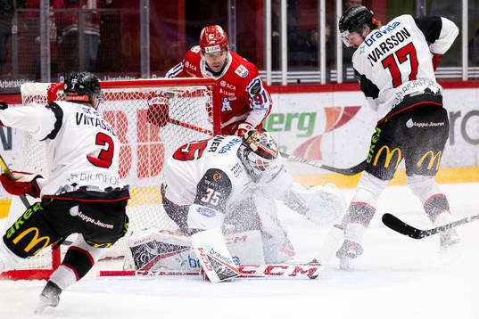 Malmö Redhawks målvakt Adam Werner
