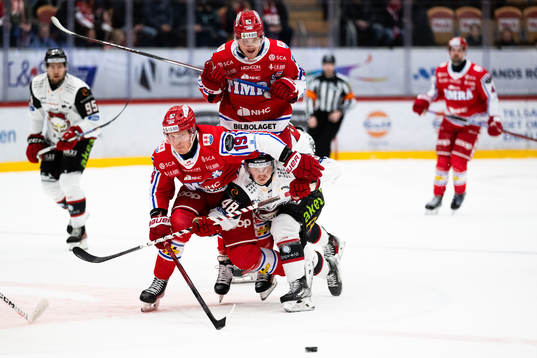 Timrås Magnus Pääjärvi och Malmö Redhawks Lauri