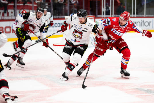 Malmö Redhawks Johan Ivarsson och Timrås Magnus