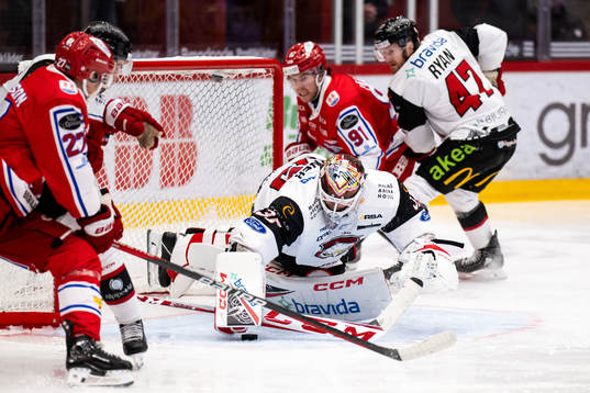 Malmö Redhawks målvakt Adam Werner