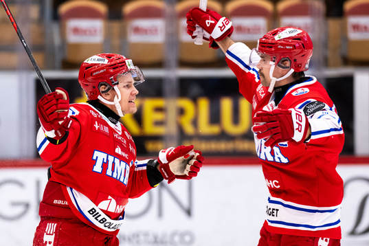 Timrås Anton Wedin jublar