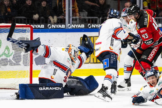 Växjös målvakt Emil Larmi