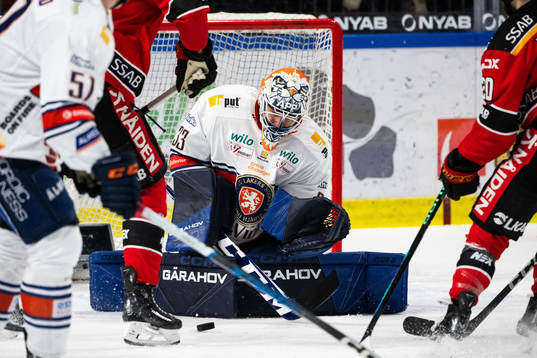Växjös målvakt Emil Larmi