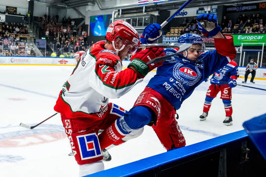 Frölundas Christian Folin och Oskarshamns Viktor Lodin
