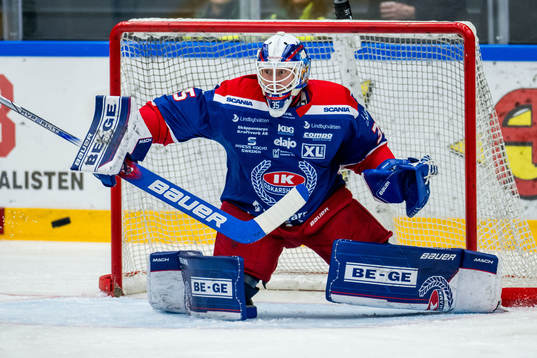 Oskarshamns målvakt Emil Kruse