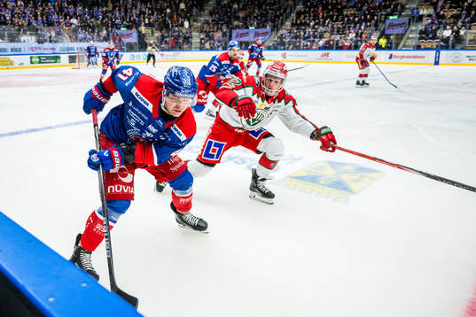 Oskarshamns Johan Johnsson och Frölundas Max Friberg