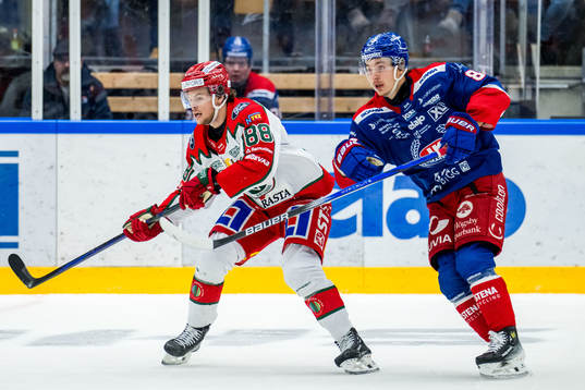 Frölundas Malte Strömwall och Oskarshamns Lukas Jasek