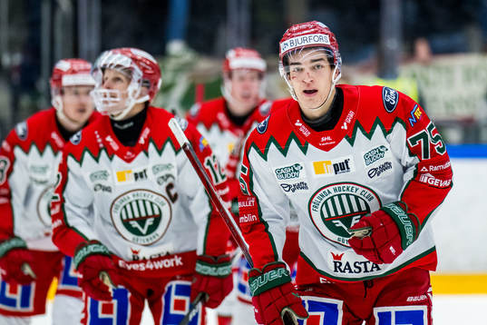 Frölundas David Edstrom jublar
