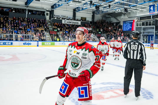 Frölundas David Edstrom jublar