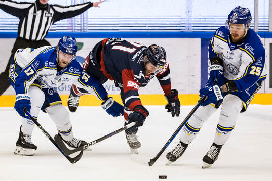Leksands Anton Lindholm och Linköpings Christoffer Ehn och