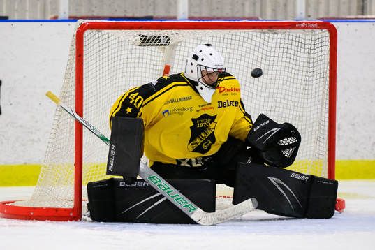 Sölvesborgs målvakt Melker Arwidsson släpper in 3-1