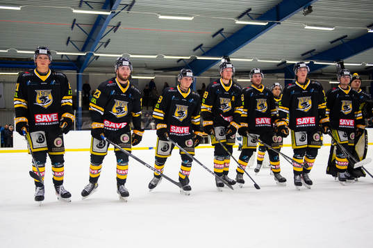Panterns spelare jublar