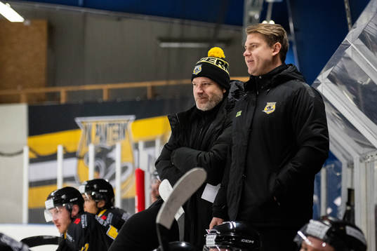 Panterns tränare Emil Carnestad och assisterande tränare