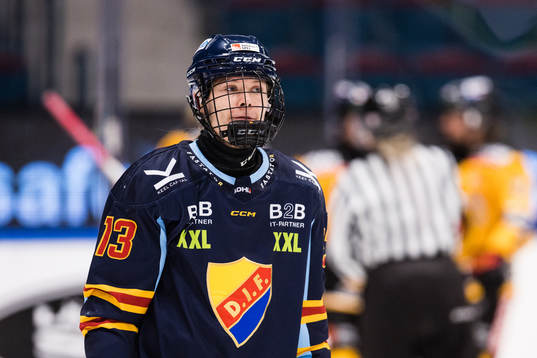 Djurgårdens Anneke Linser deppar