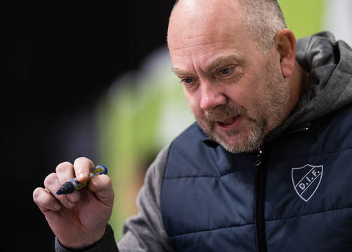 Djurgårdens tränare Rickard Hårdstam