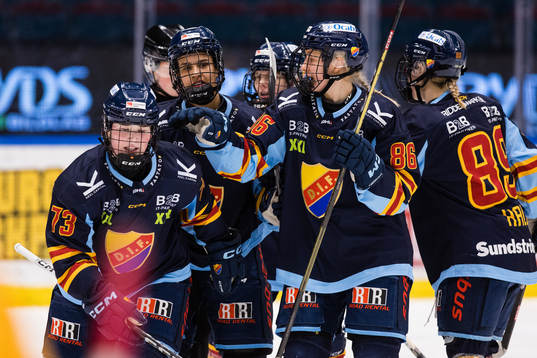 Djurgårdens Hana Haasova jublar
