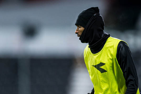Amahl Pellegrino of Bodø/Glimt warms up