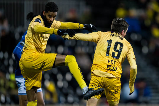 Amahl Pellegrino and Sondre Brunstad Fet of Bodø/Glimt