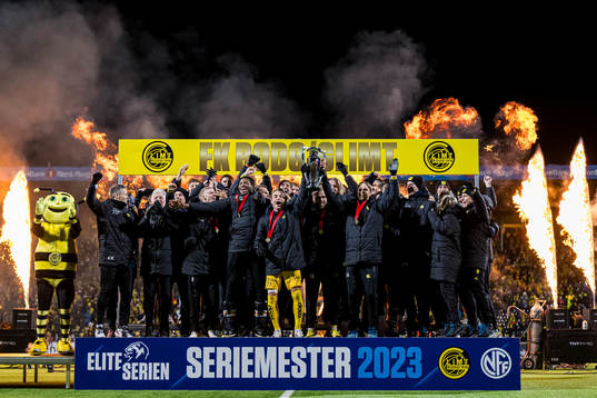 Players of Bodø/Glimt celebrates