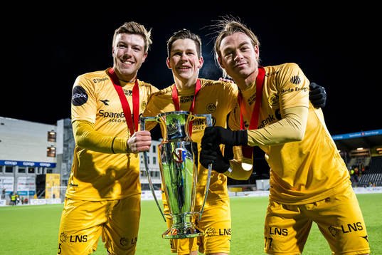 Fredrik Bjørkan, Sondre Brunstad Fet and Patrick Berg of