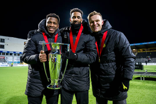 Pemi Moumbagna Faris, Amahl Pellegrino and Marius Lode of