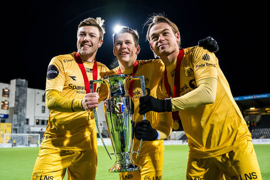 Fredrik Bjørkan, Sondre Brunstad Fet and Patrick Berg of
